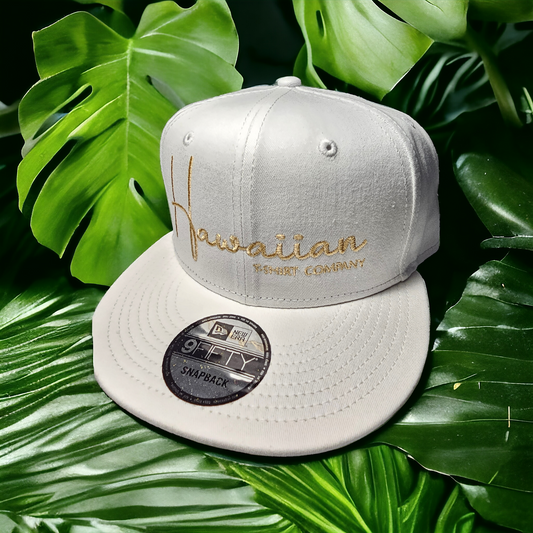 Hats "Icy White" flatbill snapback