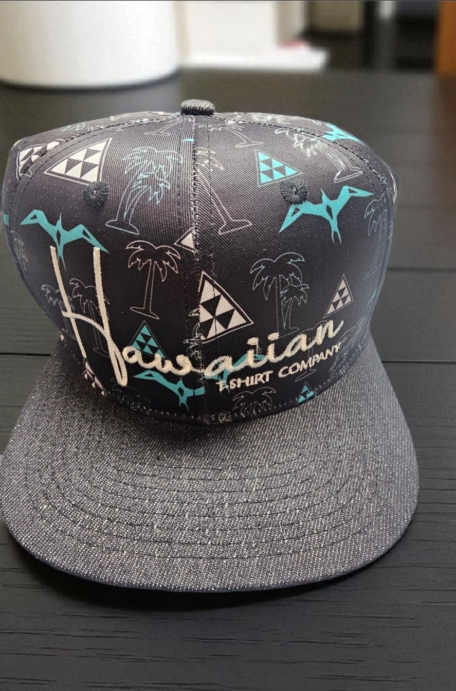 Hats "Black Iwa Design" Flatbill Snapback