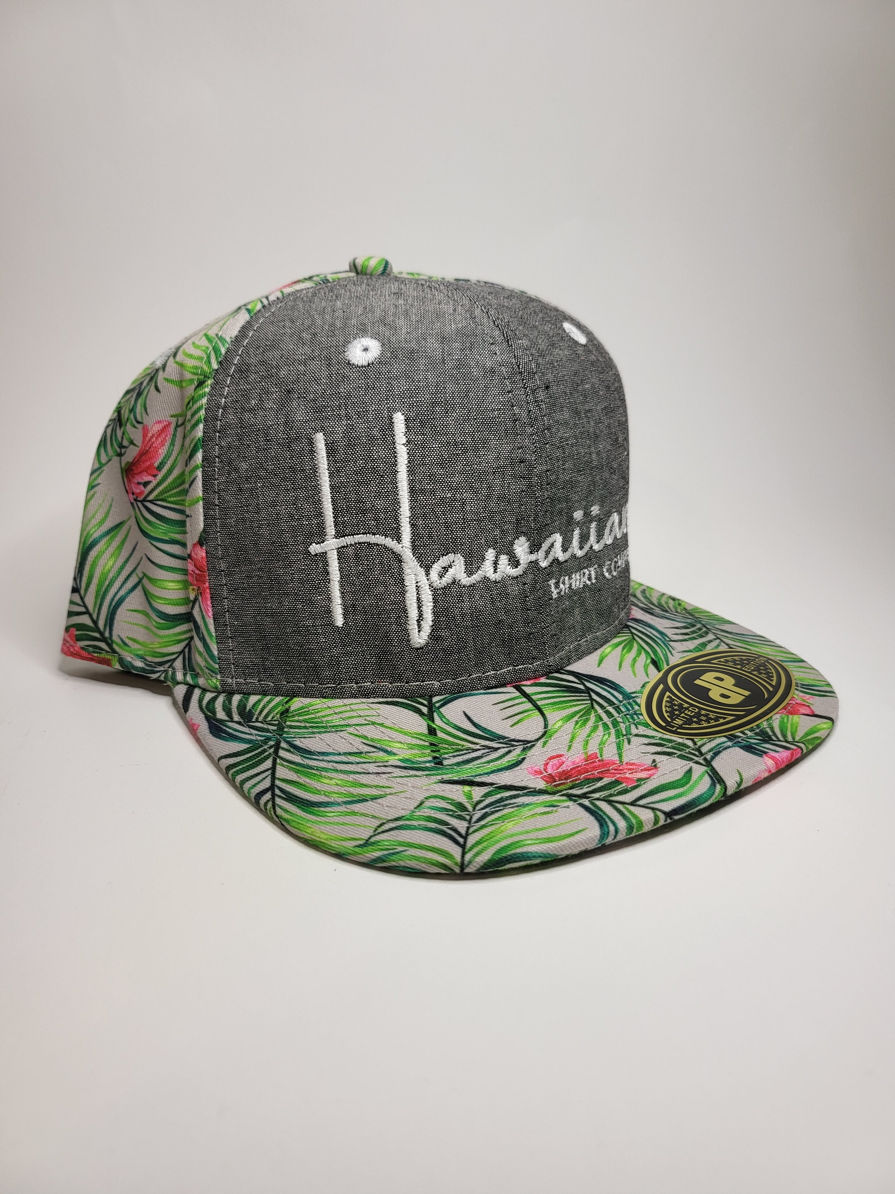 Hats "Denim & Floral" Flatbill Snapback