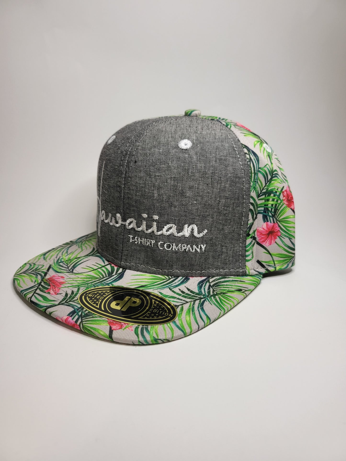 Hats "Denim & Floral" Flatbill Snapback
