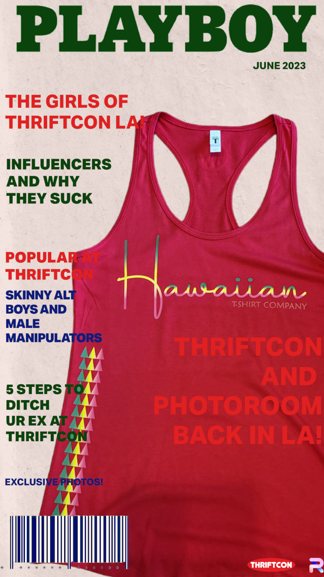 Womens Racerback Tanktops "Rasta Logo" (Red)