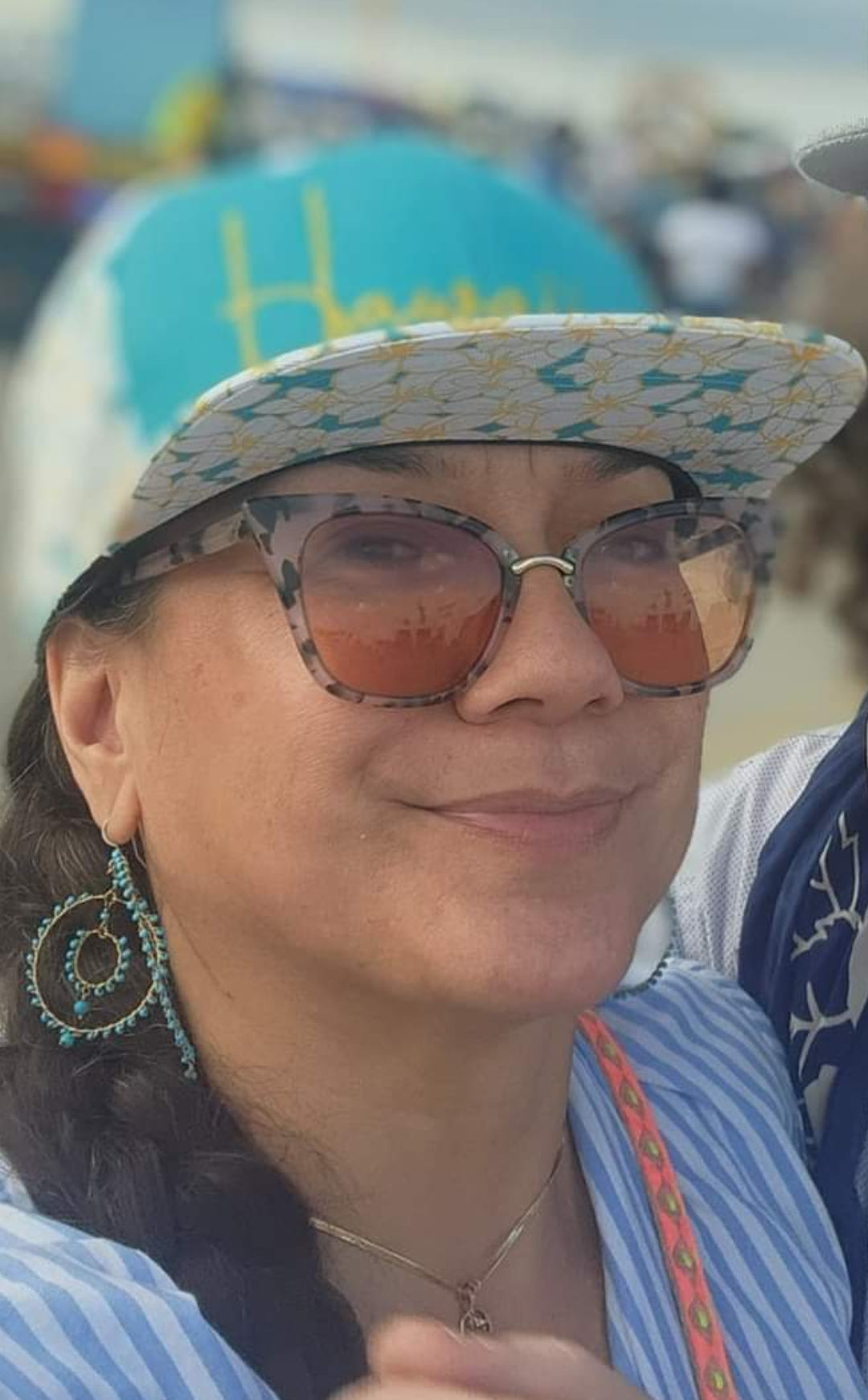 Hats "Plumeria Blossom" flatbill snapback