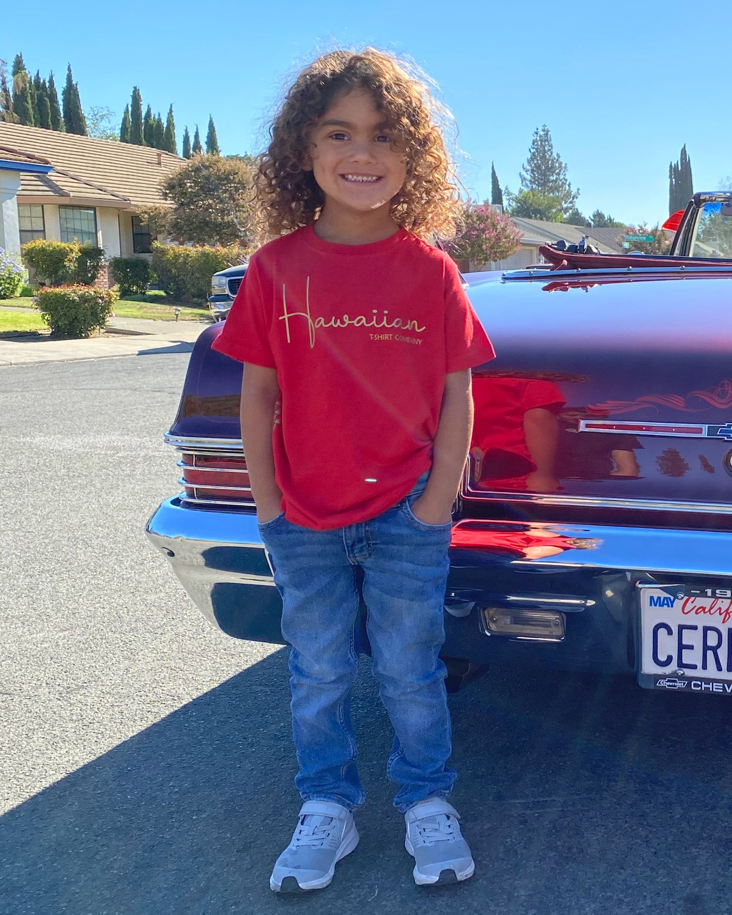 Kids size Tshirt (Red)