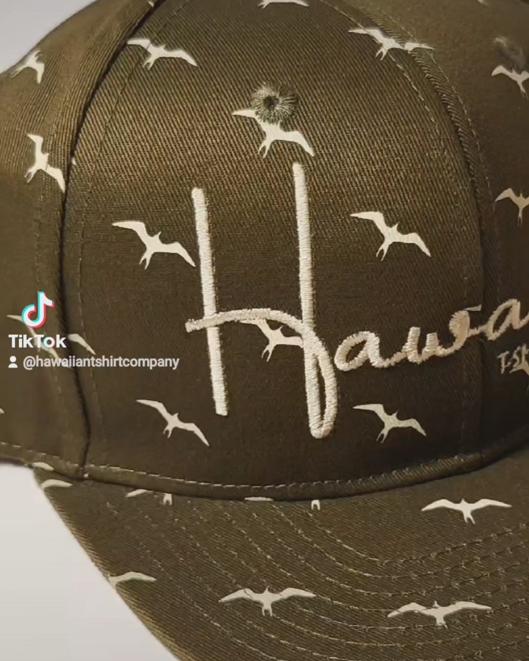 Hats "Olive Iwa" flatbill snapback